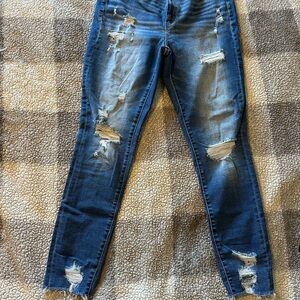 BKE Distressed Denim Skinny Jeans